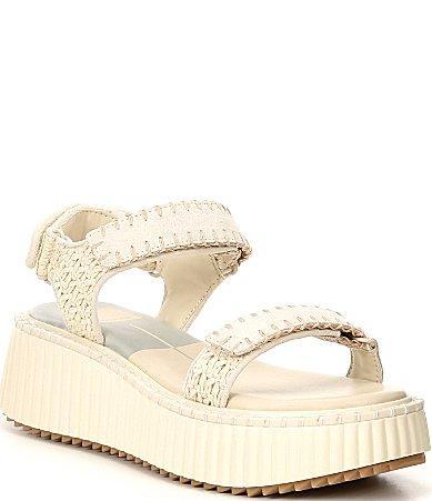 Dolce Vita Womens Debra Stitched Strappy Platform Sandals Product Image