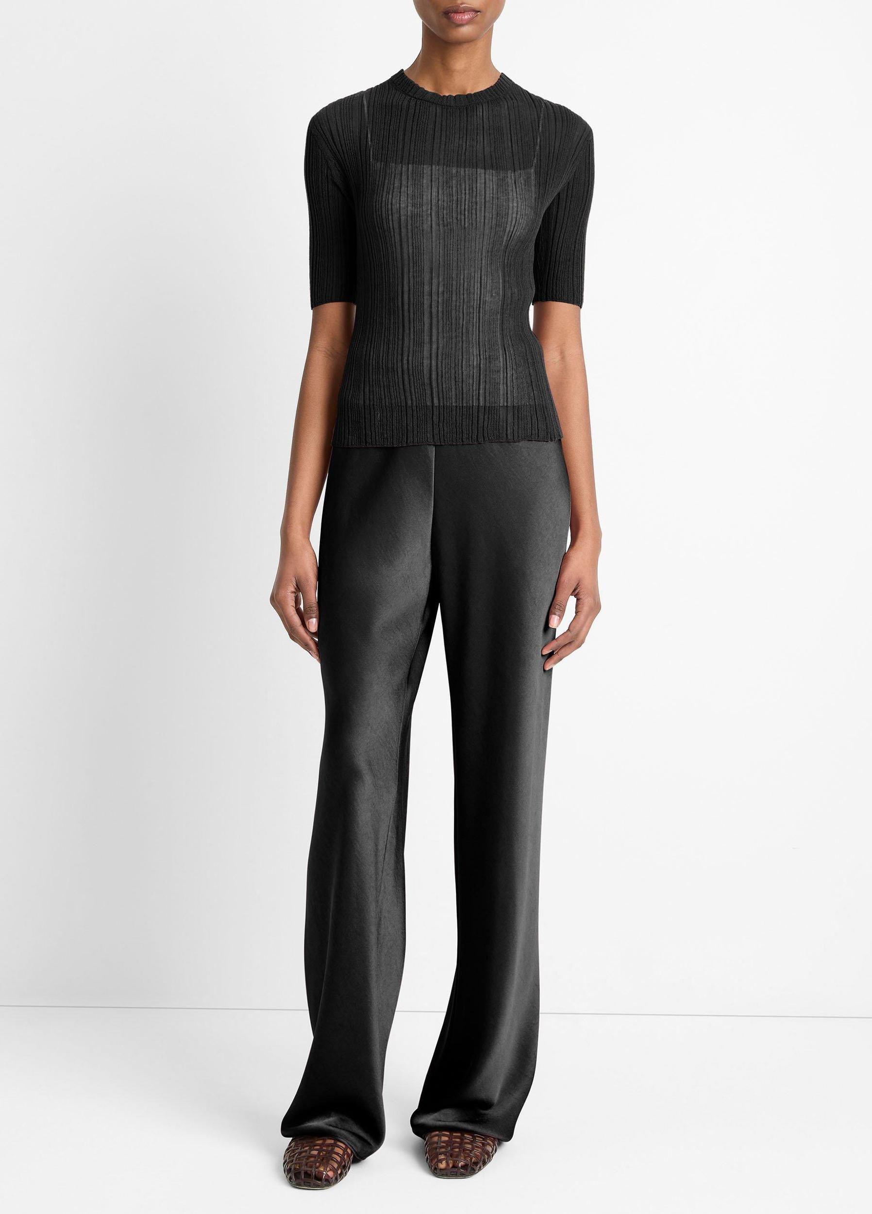 Italian Cotton-Blend Double-Layer Top Product Image