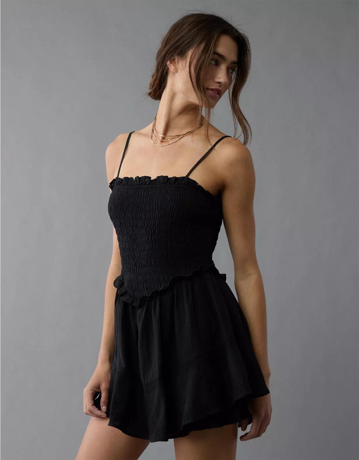 AE Bella Ruffle Tiered Romper Product Image