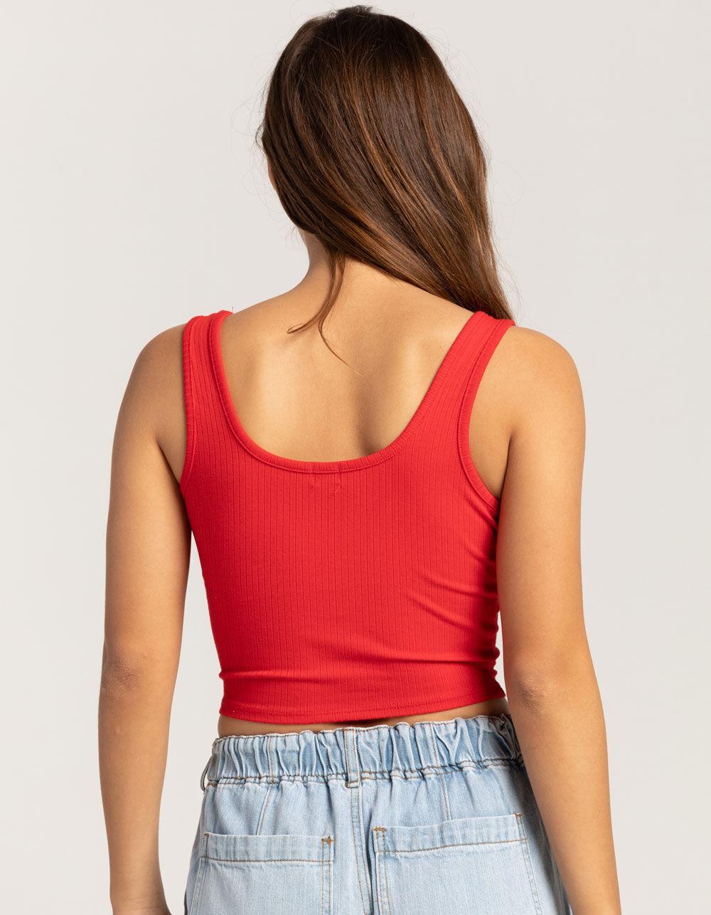 TILLYS Square Neck Womens Tank Top Product Image