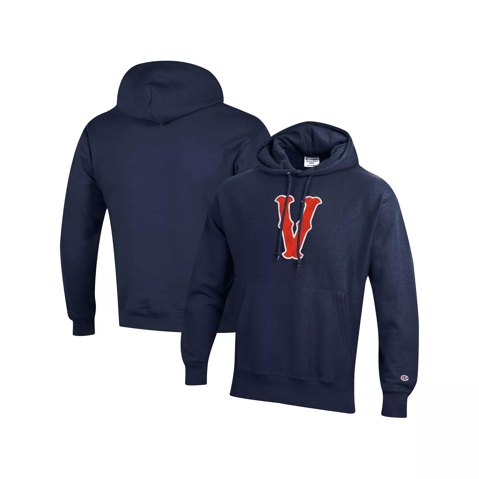 Mens Champion Virginia Cavaliers Vintage Vault Logo Reverse Weave Pullover Hoodie Blue Product Image