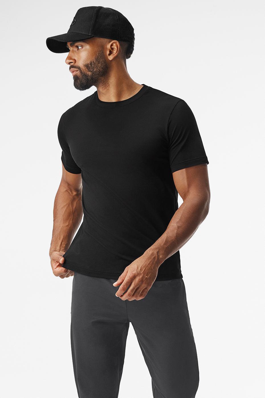 Conquer Reform Crewneck Short Sleeve - Black Male Product Image