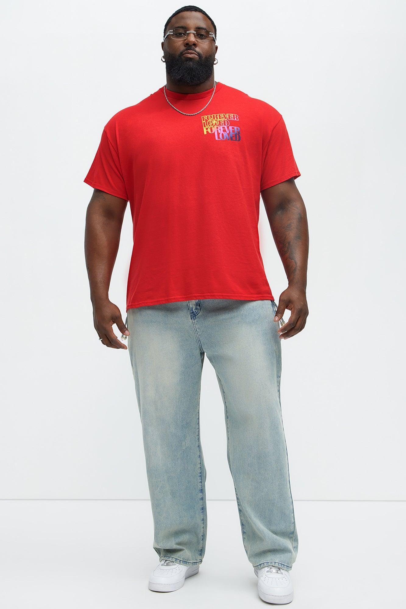 Forever Loved Short Sleeve Tee - Red Product Image