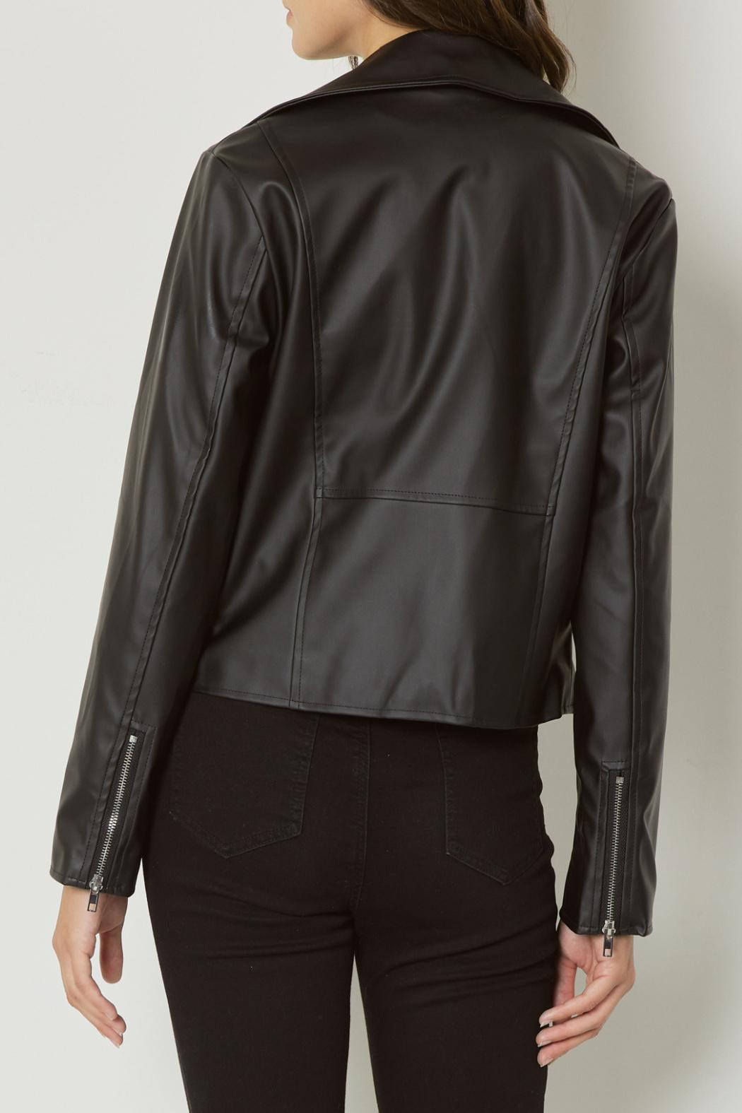 Faux Leather Jacket Product Image