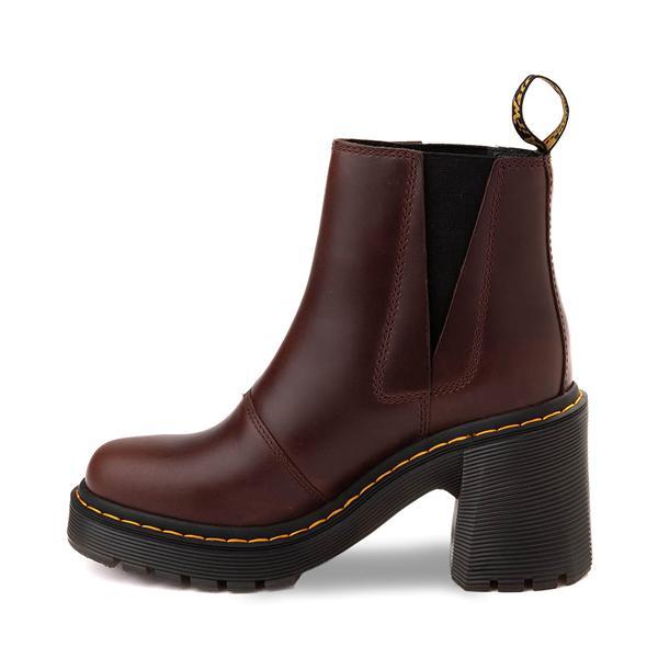 Spence Pull Up Leather Flared Heel Chelsea Boots Product Image