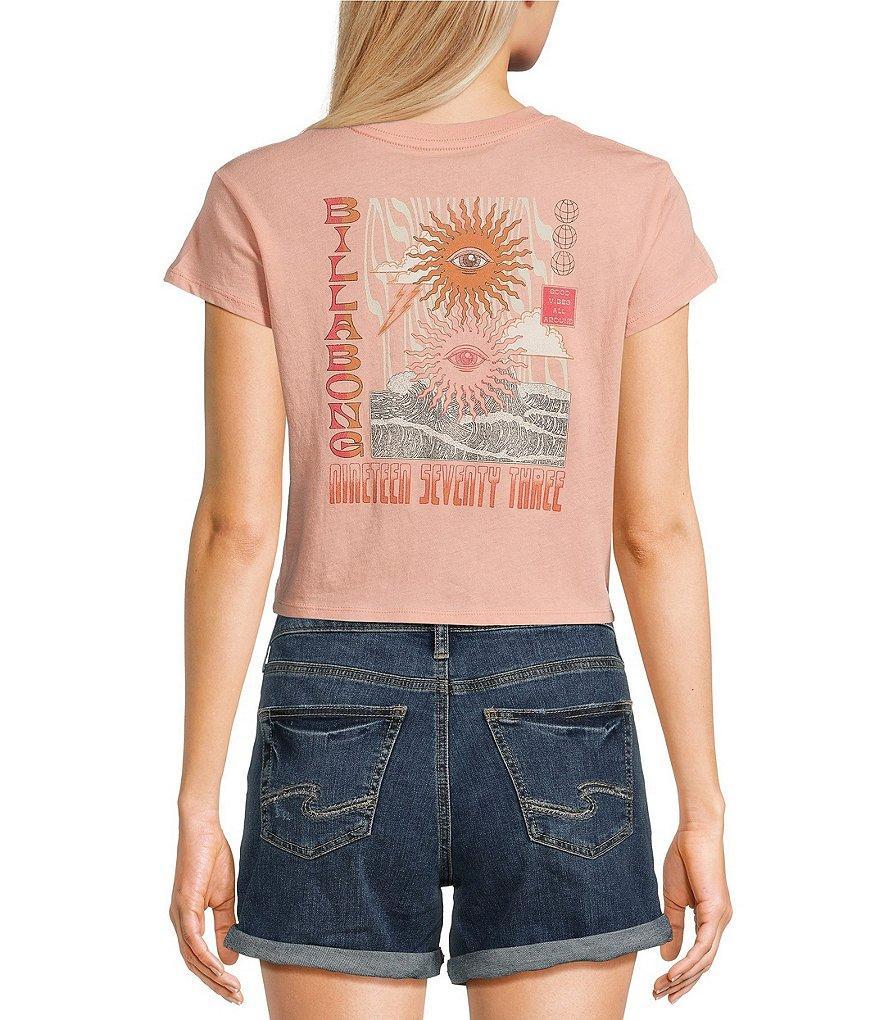 Billabong Wave Trip Short Sleeve Cropped Graphic T-Shirt Product Image