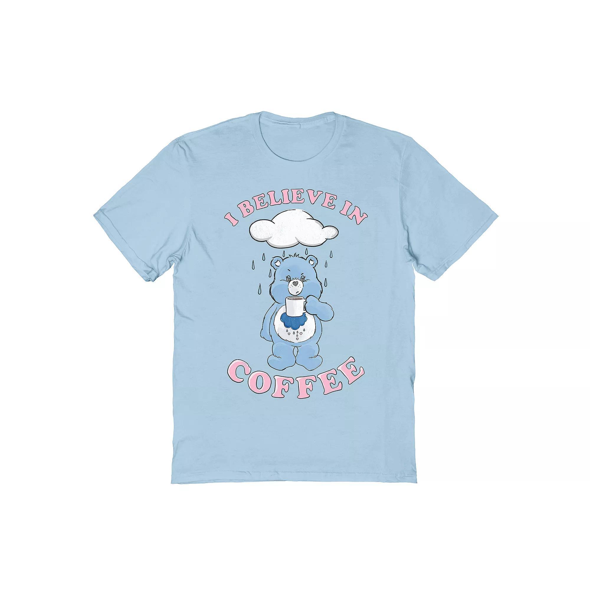 Men's Care Bear T-Shirt, Size: Large, Light Blue Product Image