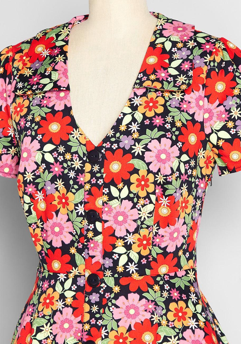 Bloom Temperature Mini Dress Product Image