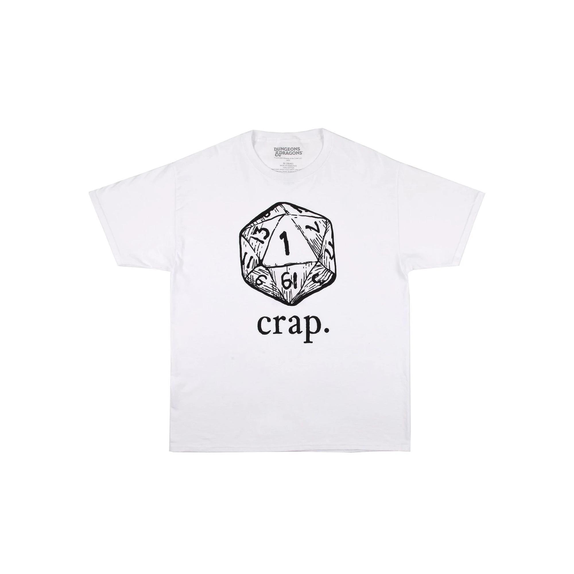 Men's Dungeons & Dragons Crap Tee, Size: Large 30, White Product Image