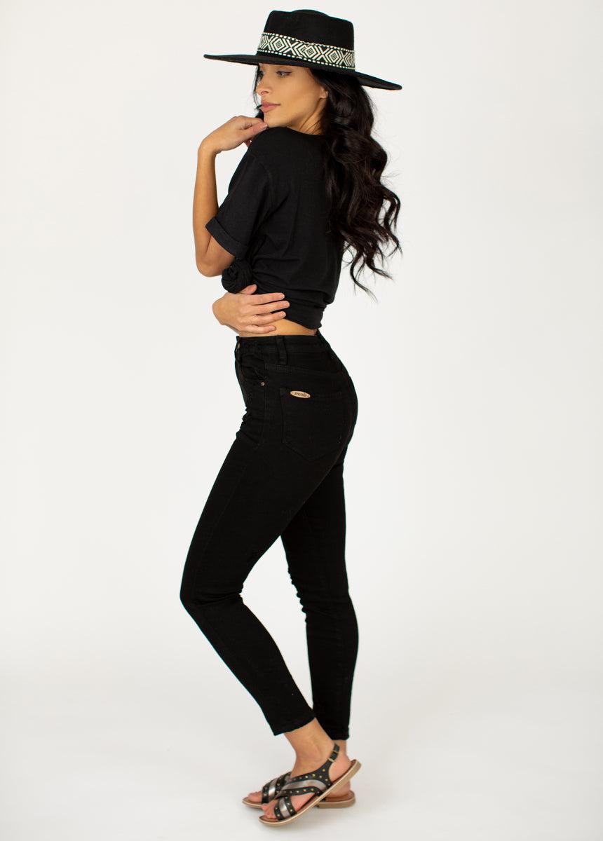 Nilou Denim in Black Female Product Image