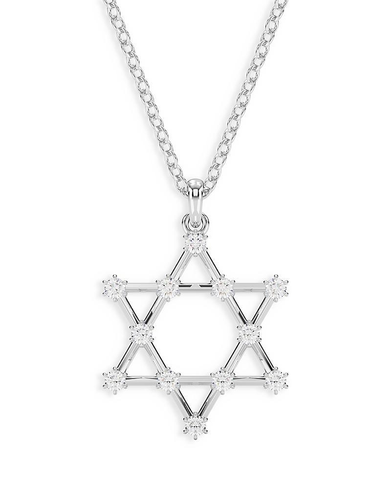 Swarovski Insigne Crystal Star of David Pendant Necklace, 15.75-18.5 Product Image