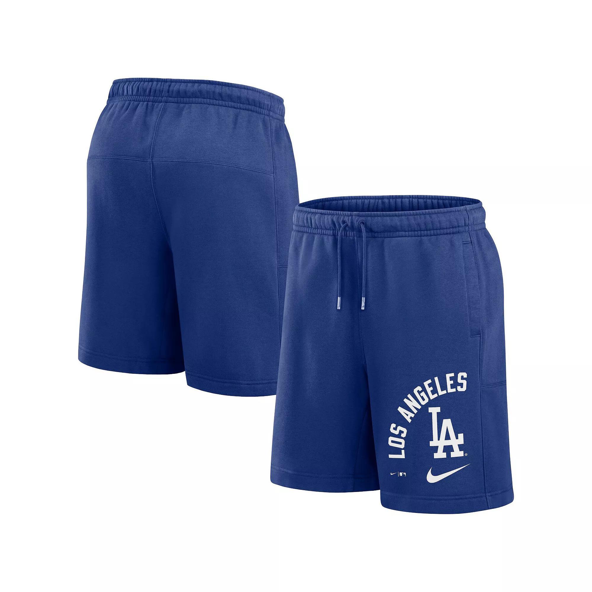 Men's Nike Royal Los Angeles Dodgers Arched Kicker Shorts,  Product Image