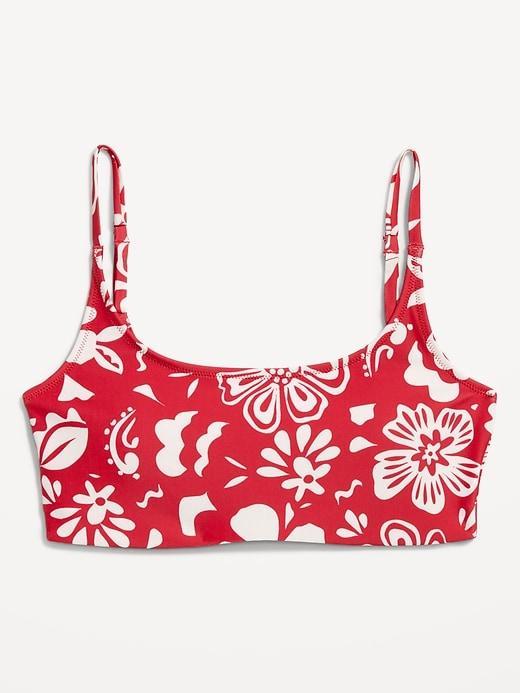 Scoop-Neck Bikini Swim Top Product Image