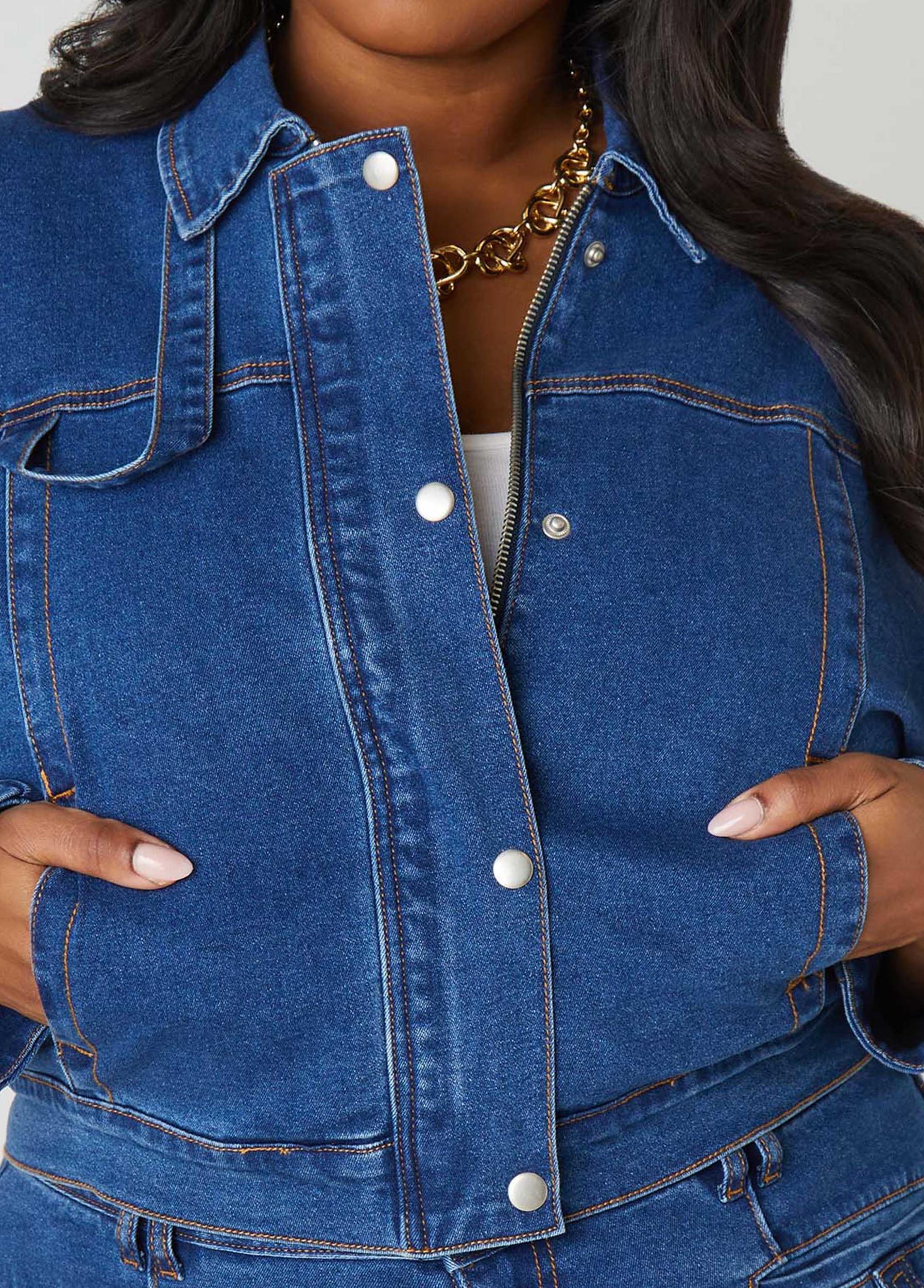 Denim Trucker Jacket Product Image