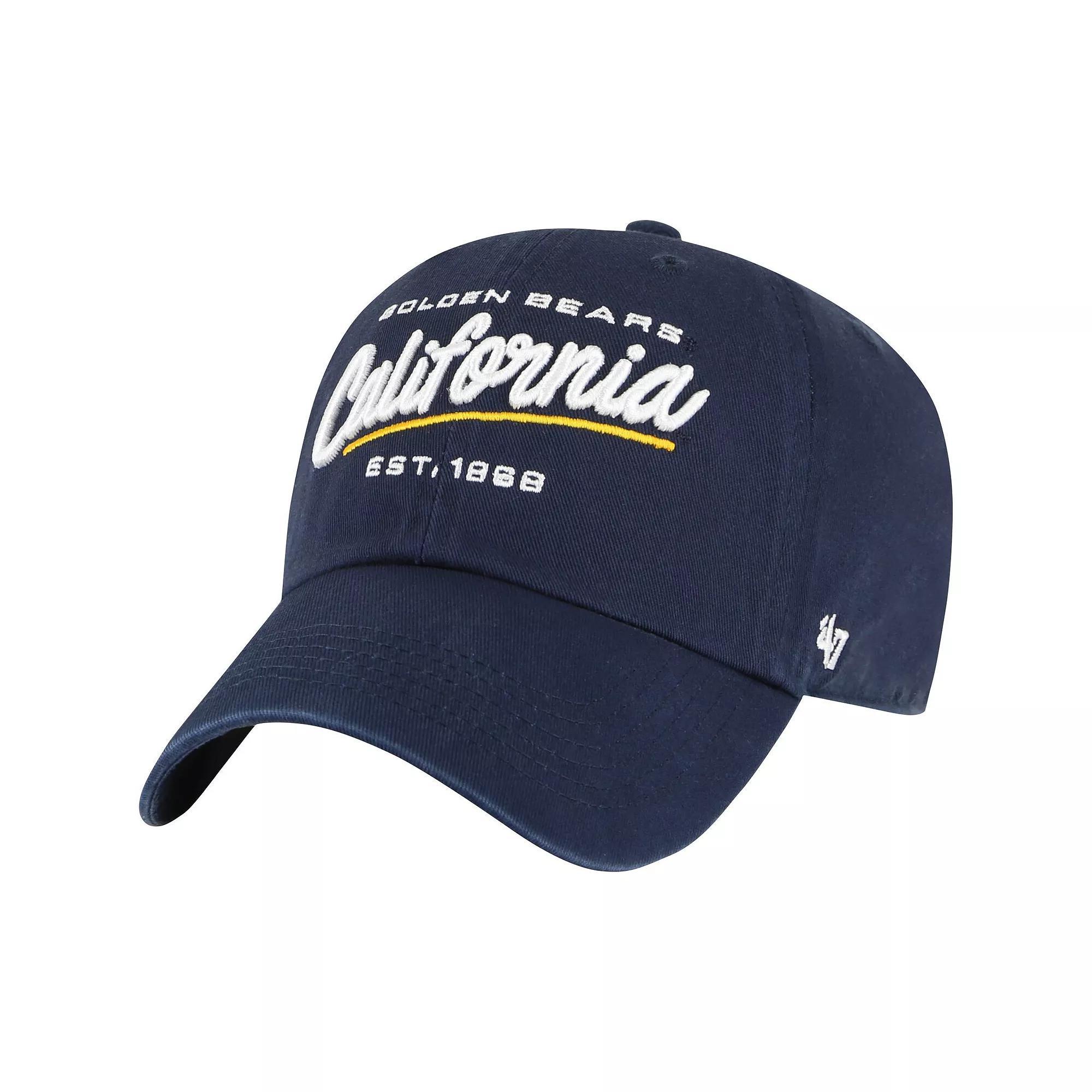 Women's '47 Navy Cal Bears Sidney Clean Up Adjustable Hat, Blue Product Image