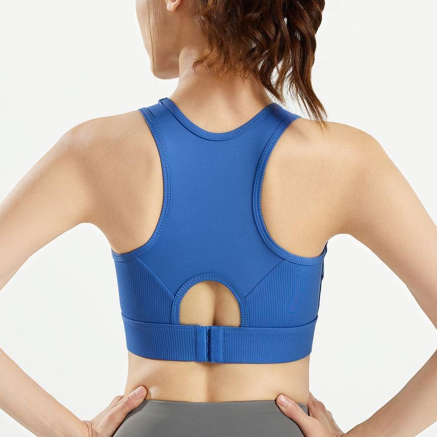 Crew Neck Sports Bra Product Image