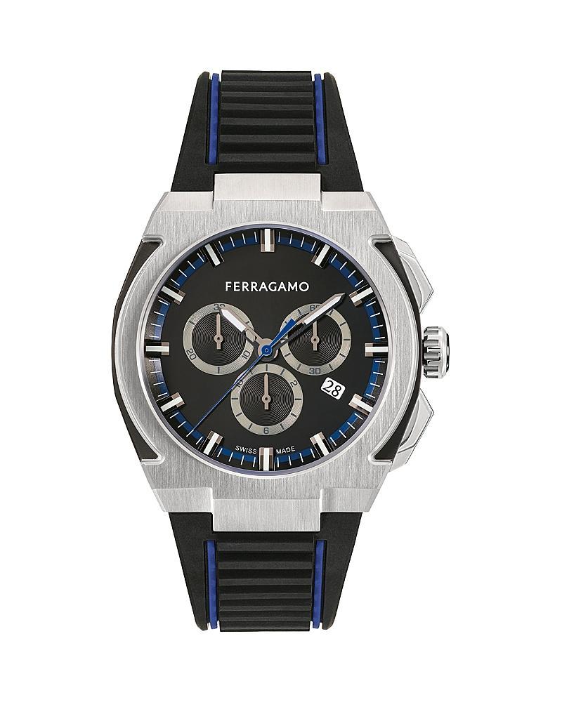 Salvatore Ferragamo Mens Ferragamo Supreme Chrono Stainless Steel Watch Product Image