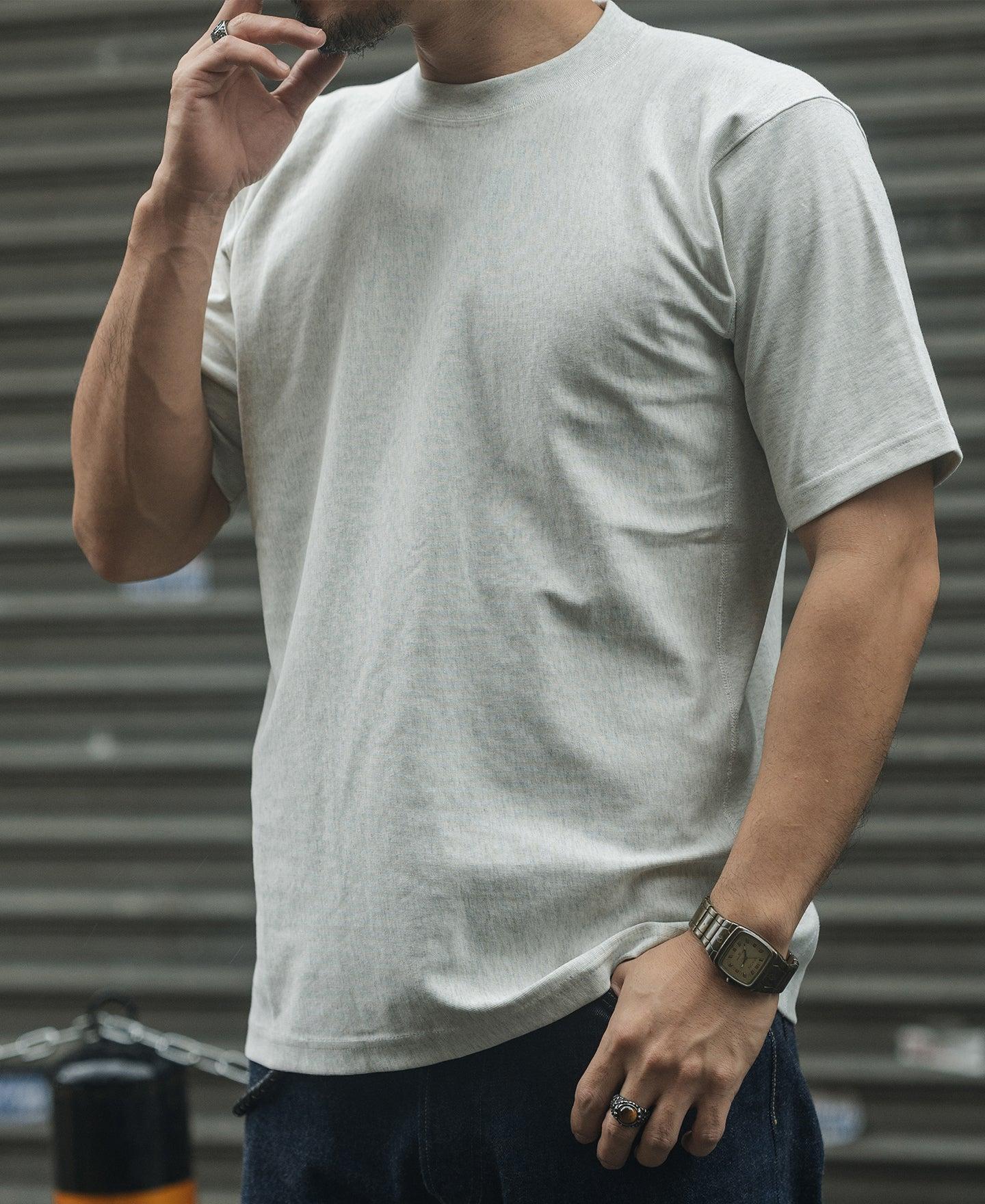 10.6 oz Reverse Weave T-Shirt - Gray Product Image