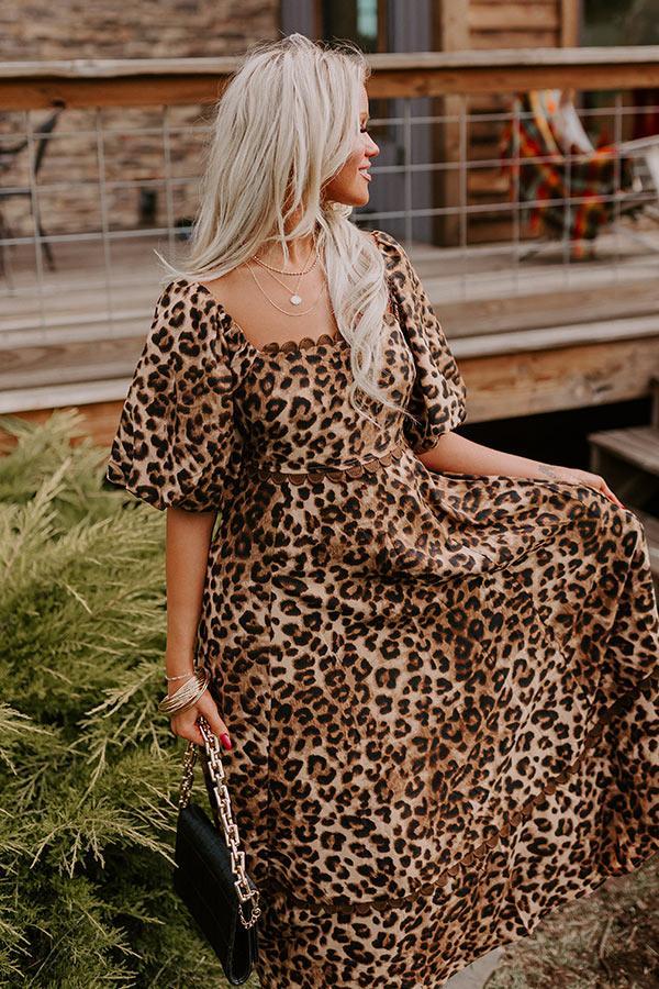 Lovely In Leopard Midi Product Image