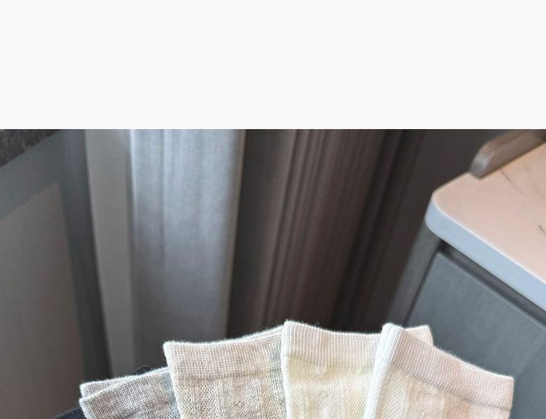 Set of 3 Pairs: Plain Short Socks Product Image