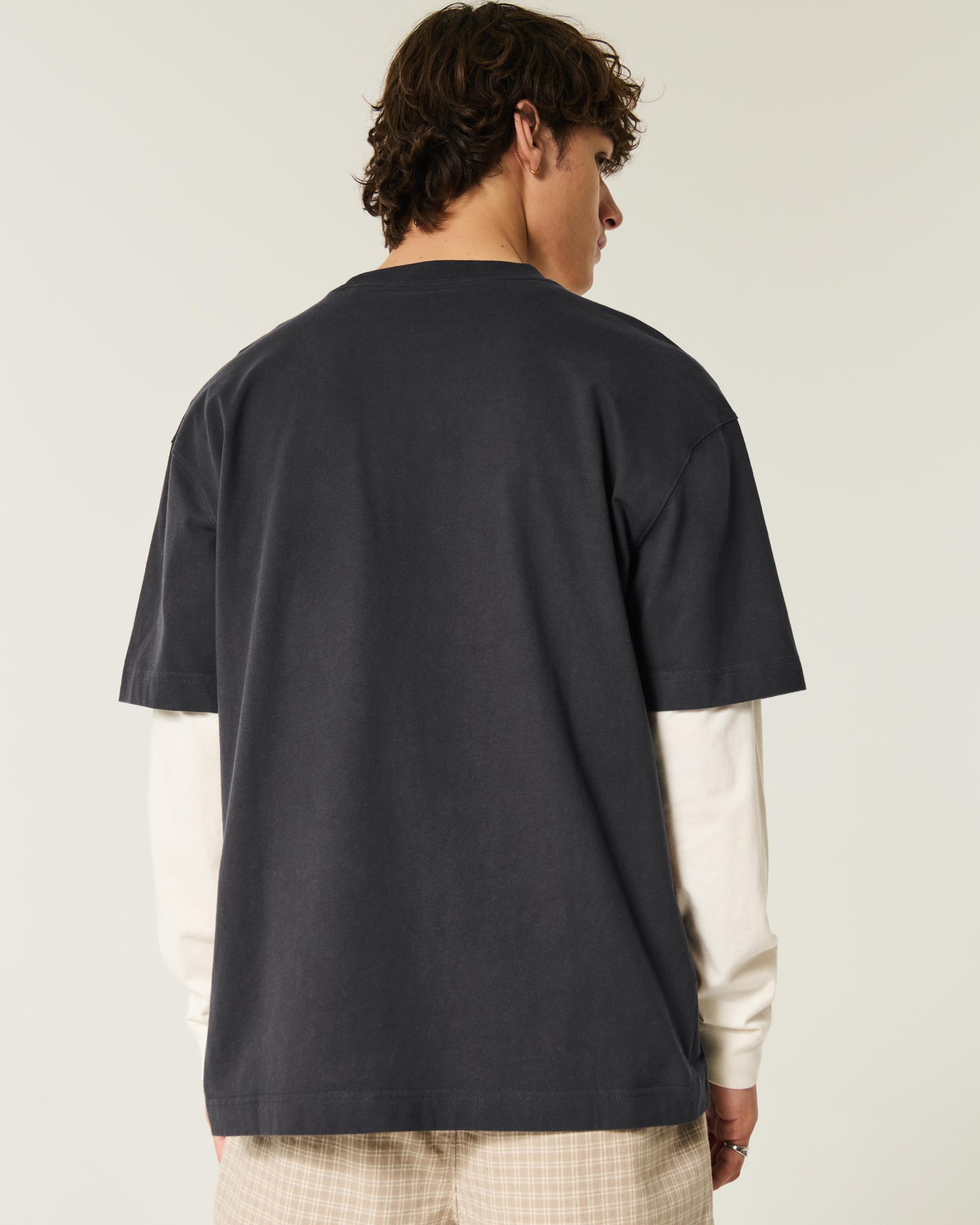 Dalix Mens Lil Smile Heavy Weight Cotton Tee Product Image