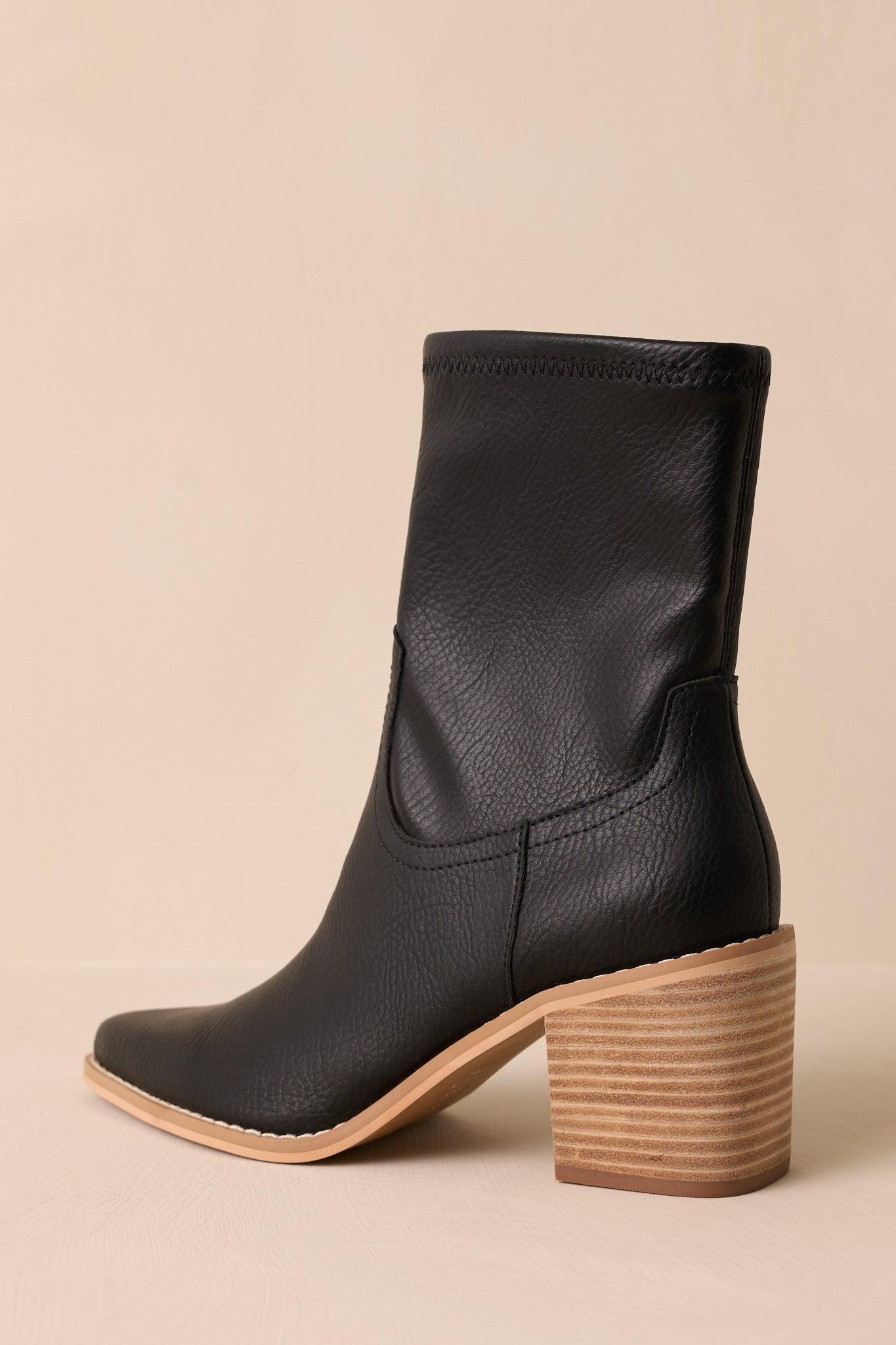 Stride In Style Black Ankle Boots Product Image