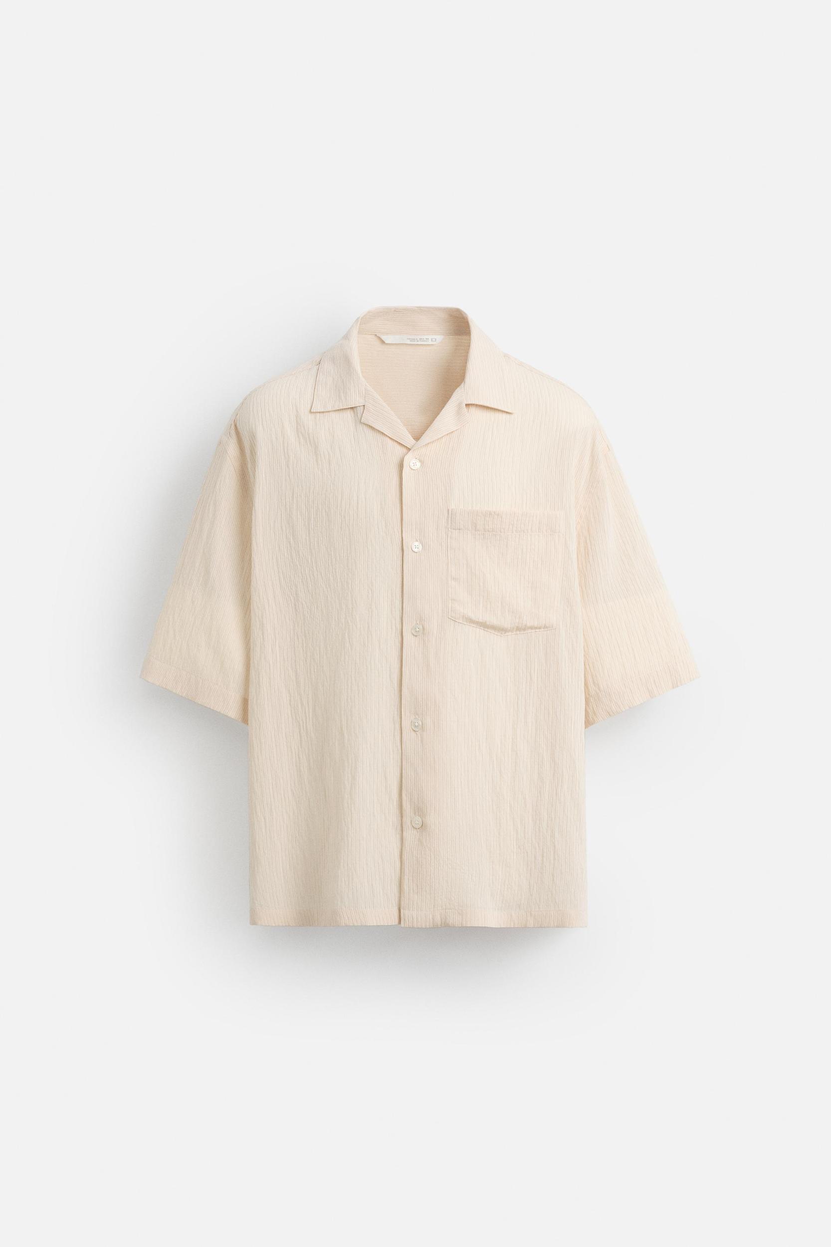 TEXTURED STRIPED SHIRT Product Image