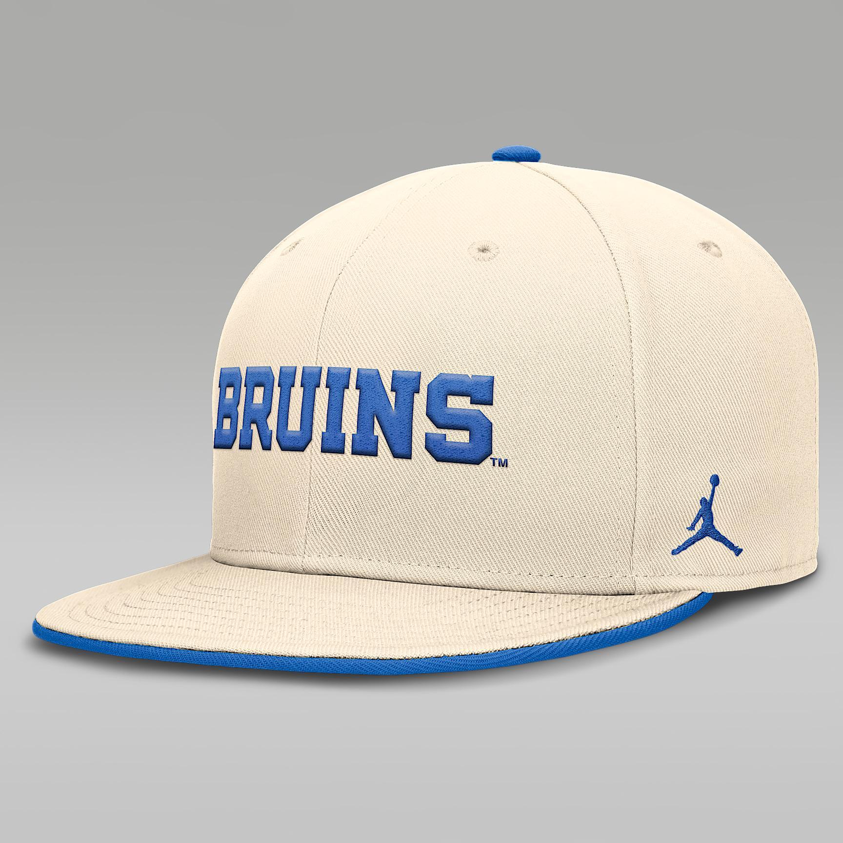 Mens UCLA Bruins Primetime True Jordan Brand Dri-FIT College Fitted Hat | JC110C3HUCL-4EN Product Image