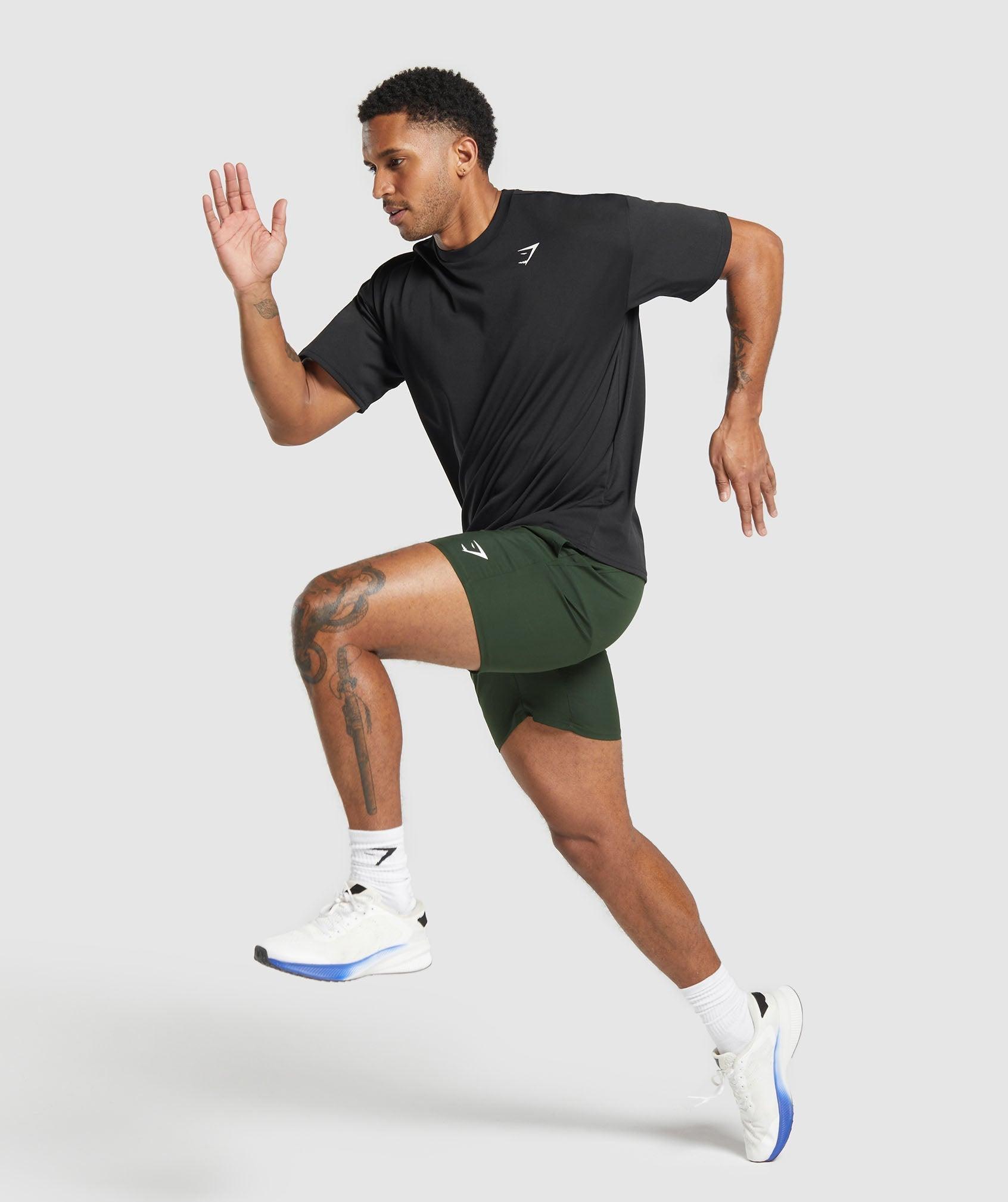 Gymshark Conditioning Club Shorts - Trail Green Male Product Image