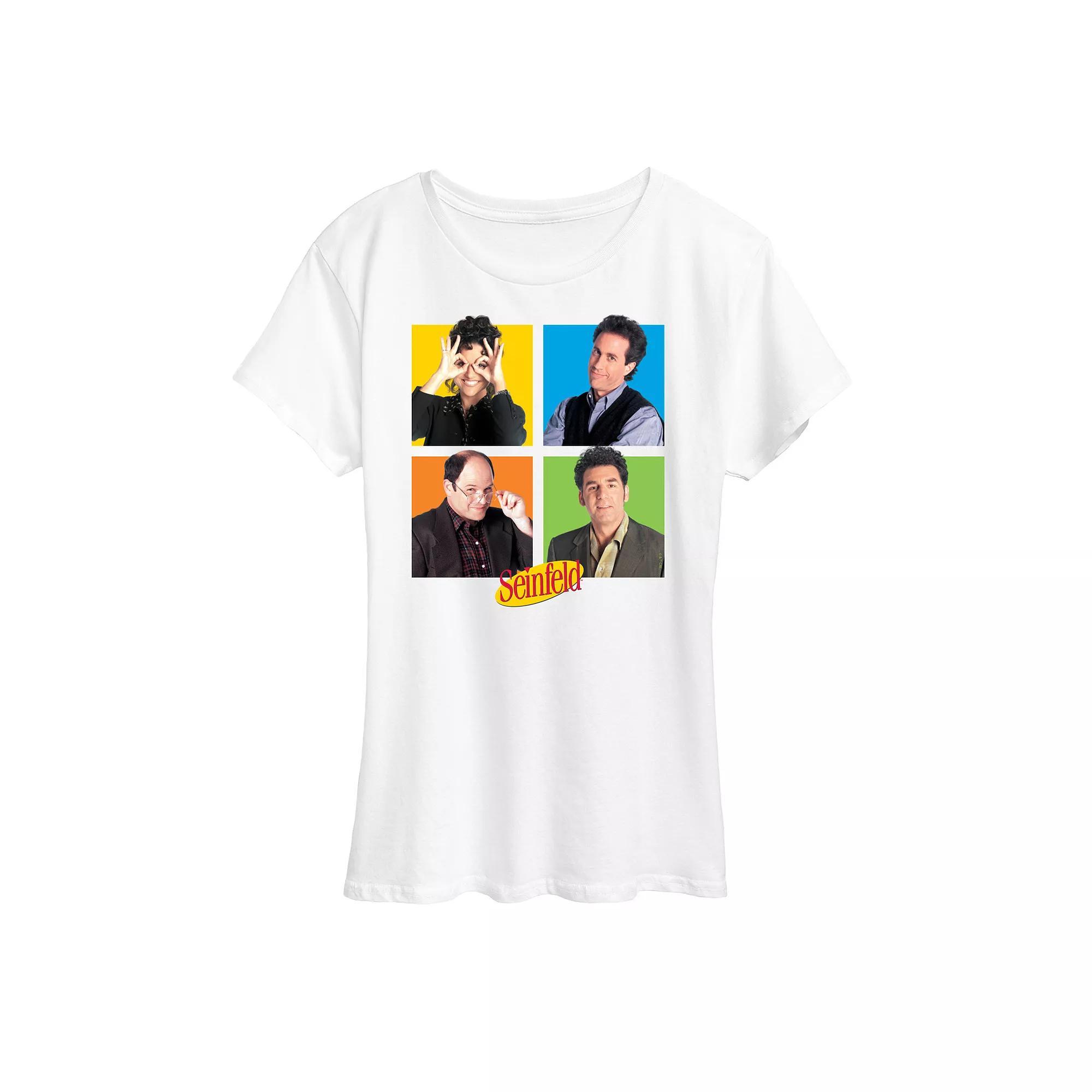 Women's Seinfeld Character Grid Graphic Tee,  Product Image