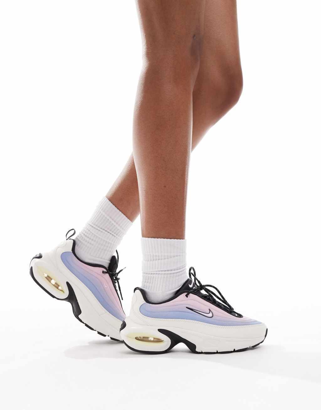 Nike Air Max Portal sneakers in white and pink Product Image