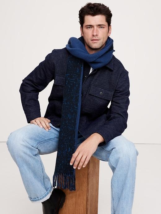 Italian Wool-Cashmere Donegal Scarf Product Image