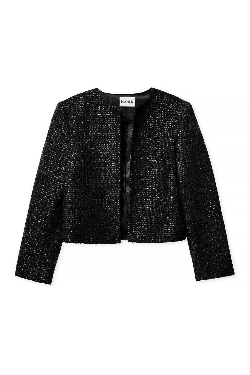 Sequin Tweed Jacket Product Image