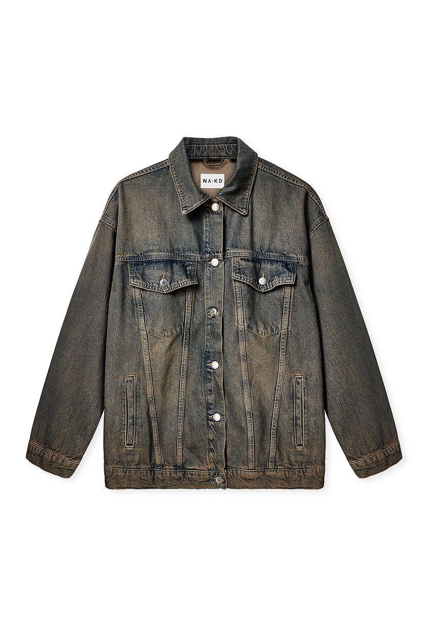 Oversized Classic Denim Jacket Product Image