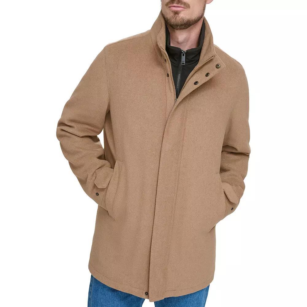 Mens Dockers Wool Blend Walking Coat with Quilted Bib Product Image