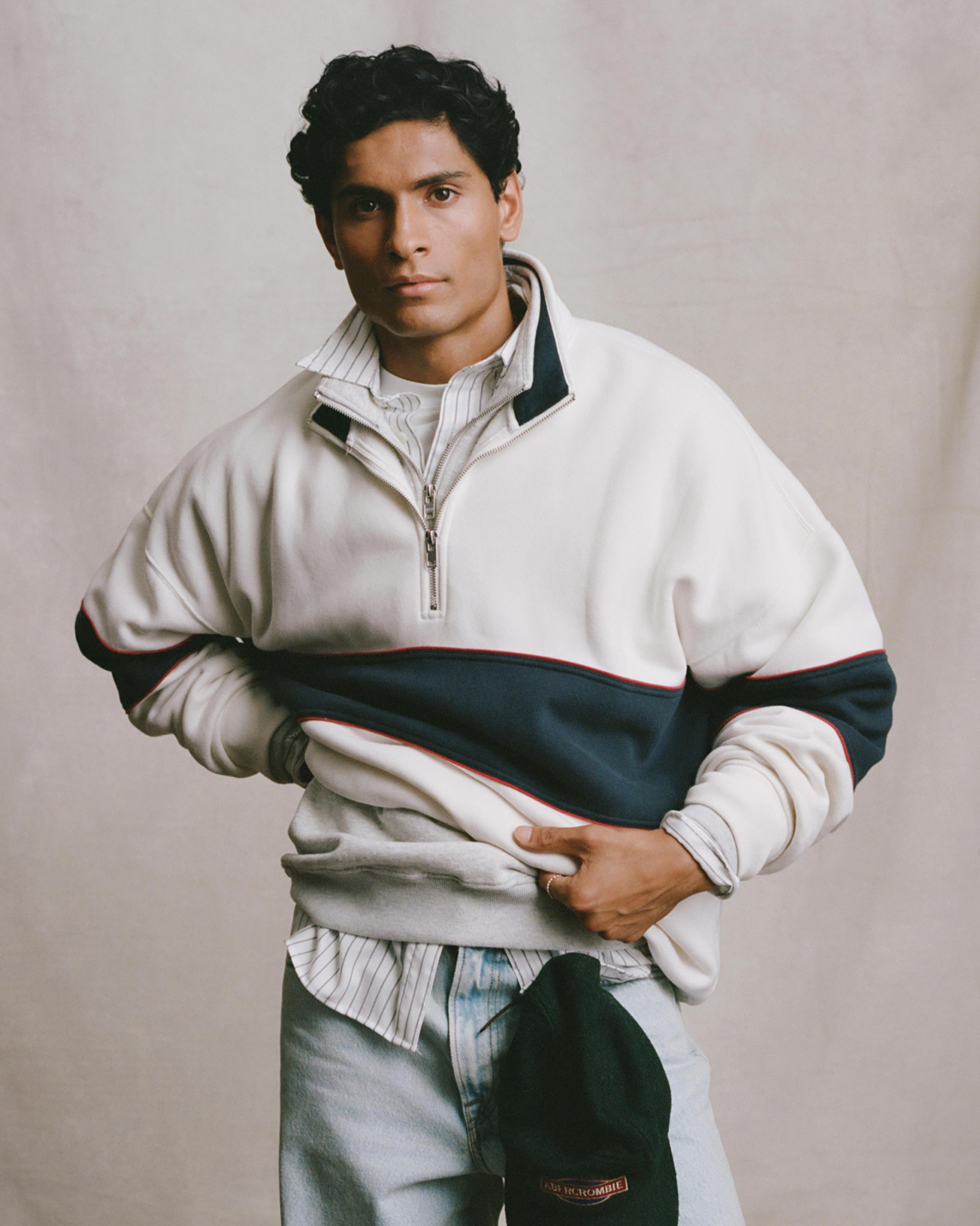 Essential Half-Zip Sweatshirt Product Image