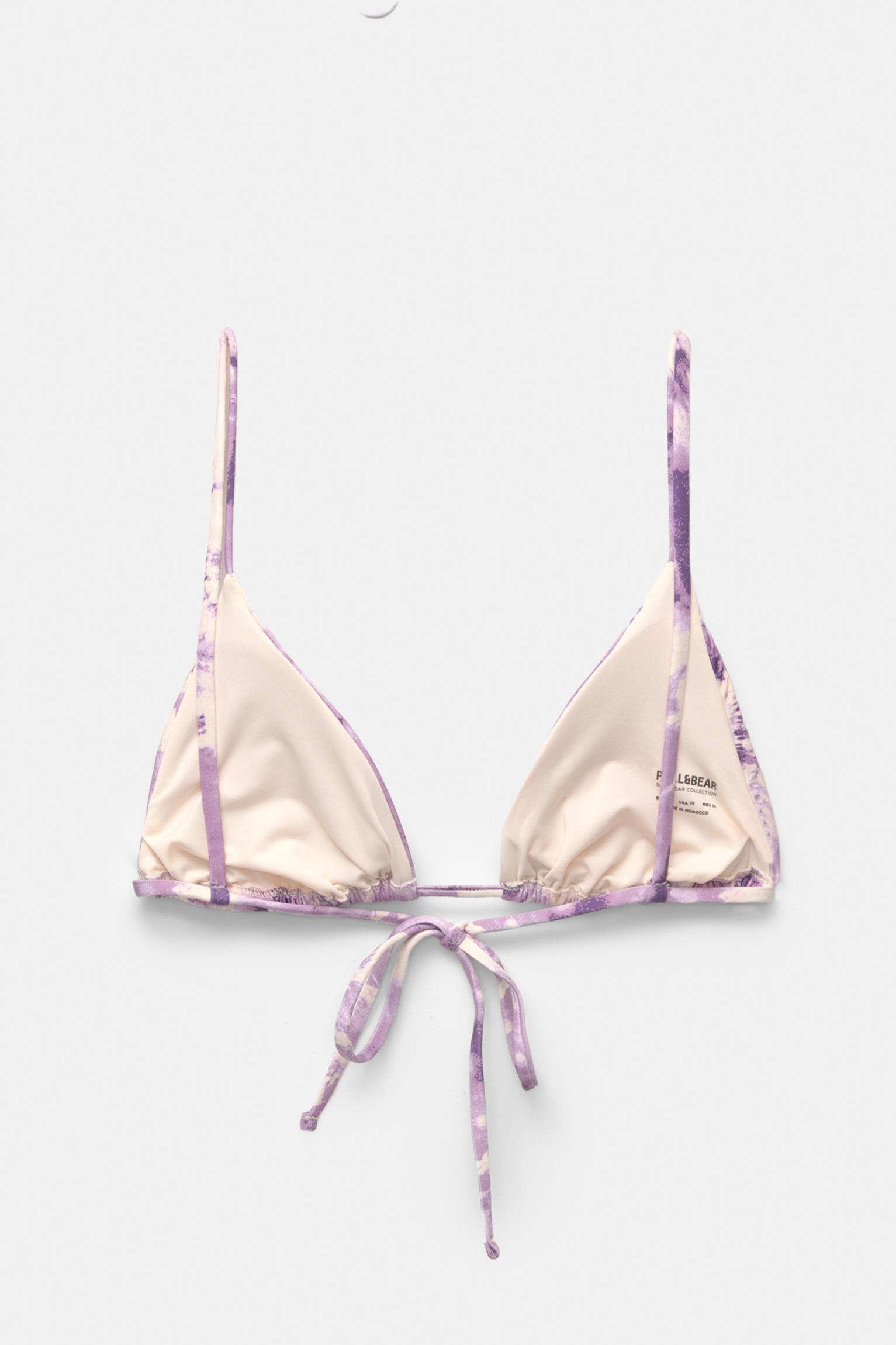 Tie-dye bikini top Product Image