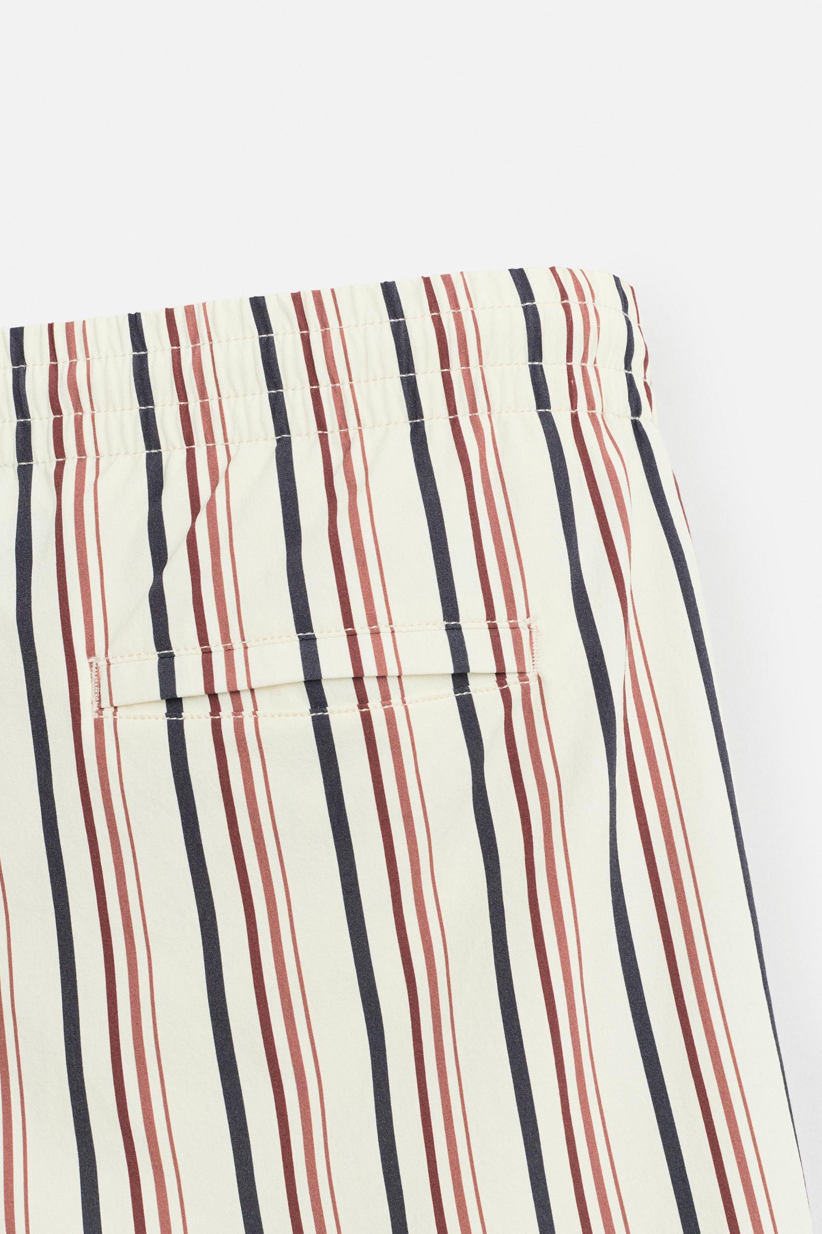 STRIPED MID-LENGTH SWIMSUIT Product Image