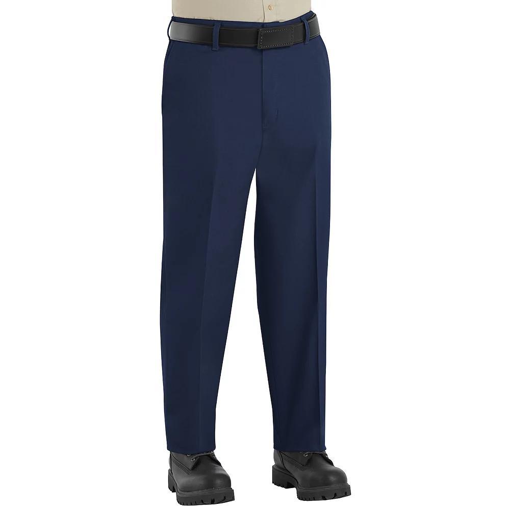 Mens Red Kap Elastic-Insert Work Pants Blue Product Image