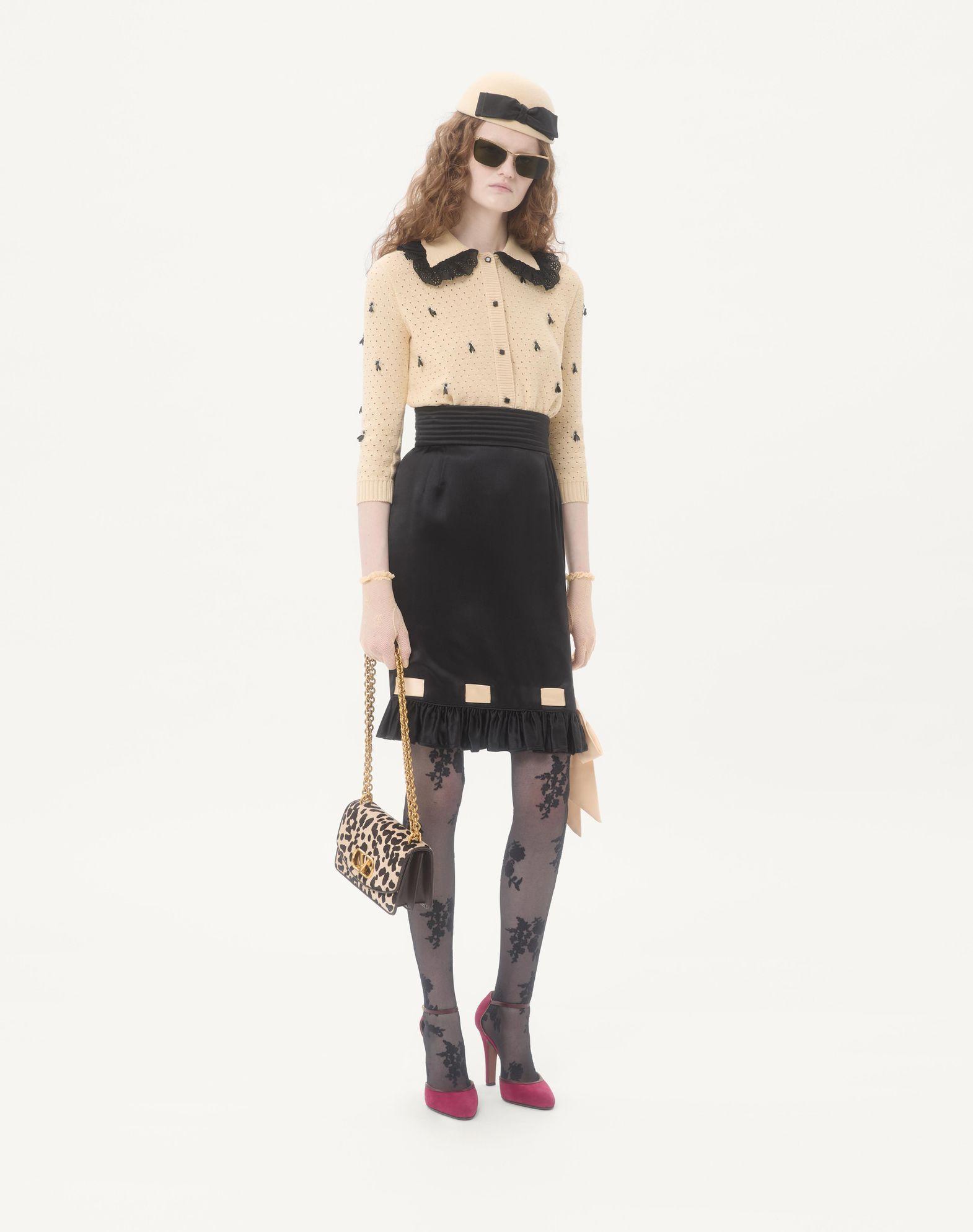 Embroidered Cotton Cardigan Product Image