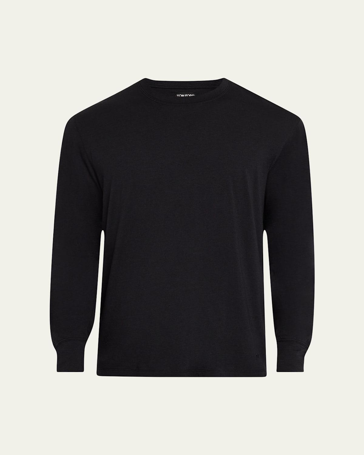 Mens Lyocell-Cotton Crewneck T-Shirt Product Image