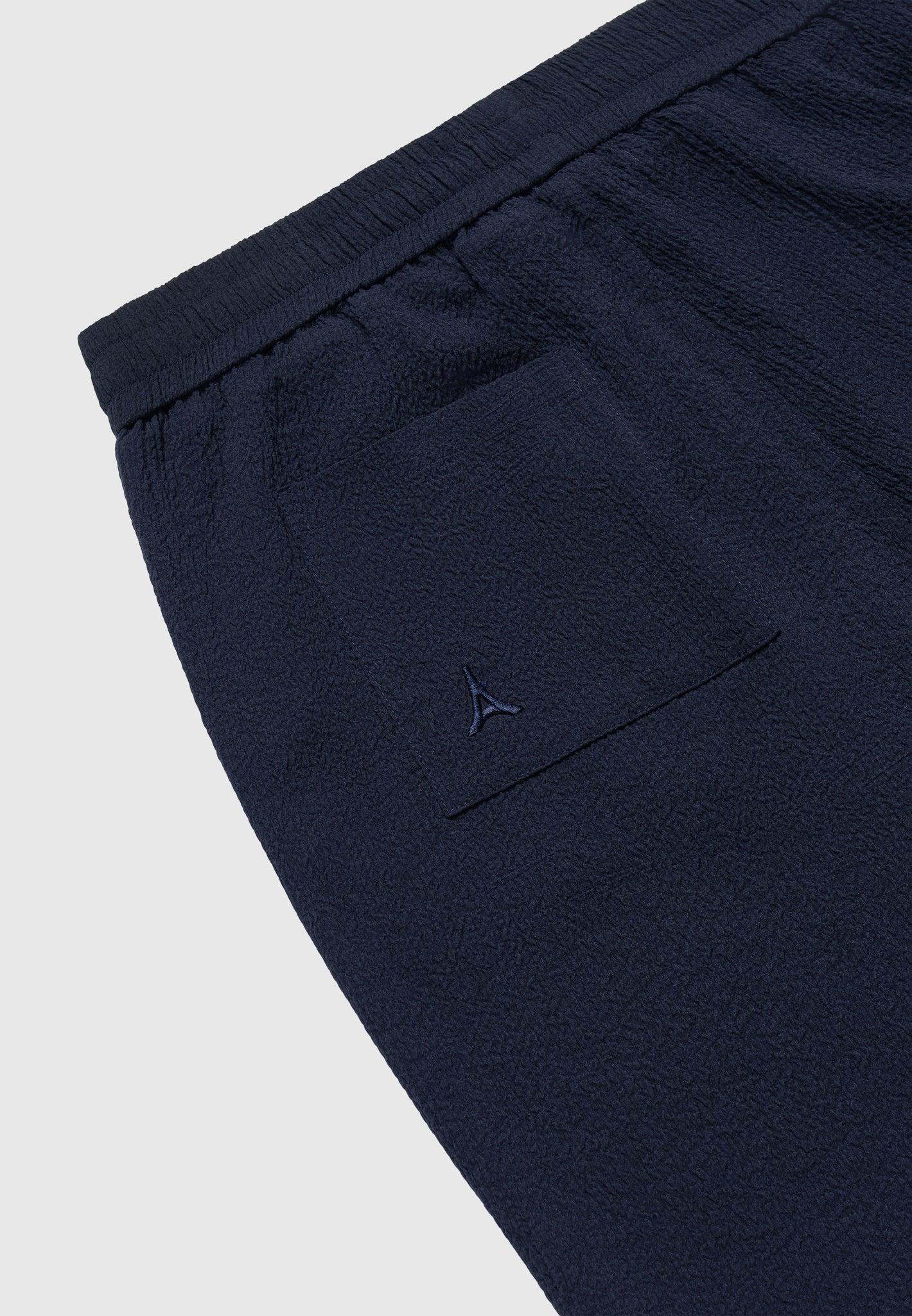 Seersucker Shorts - Navy Male Product Image