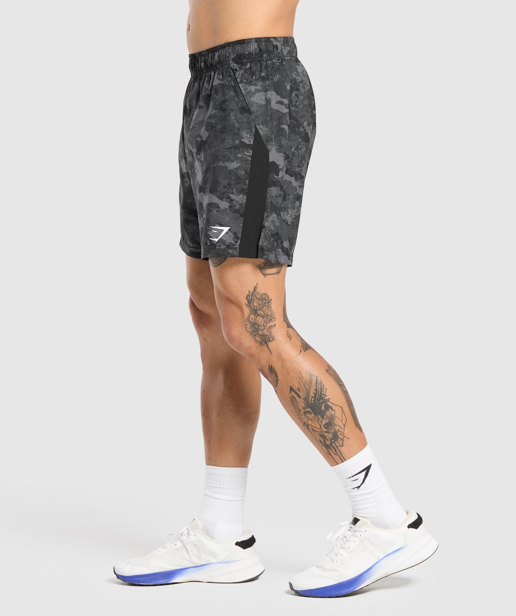 Gymshark Sport  7" Shorts - Graphite Grey/Black Male Product Image