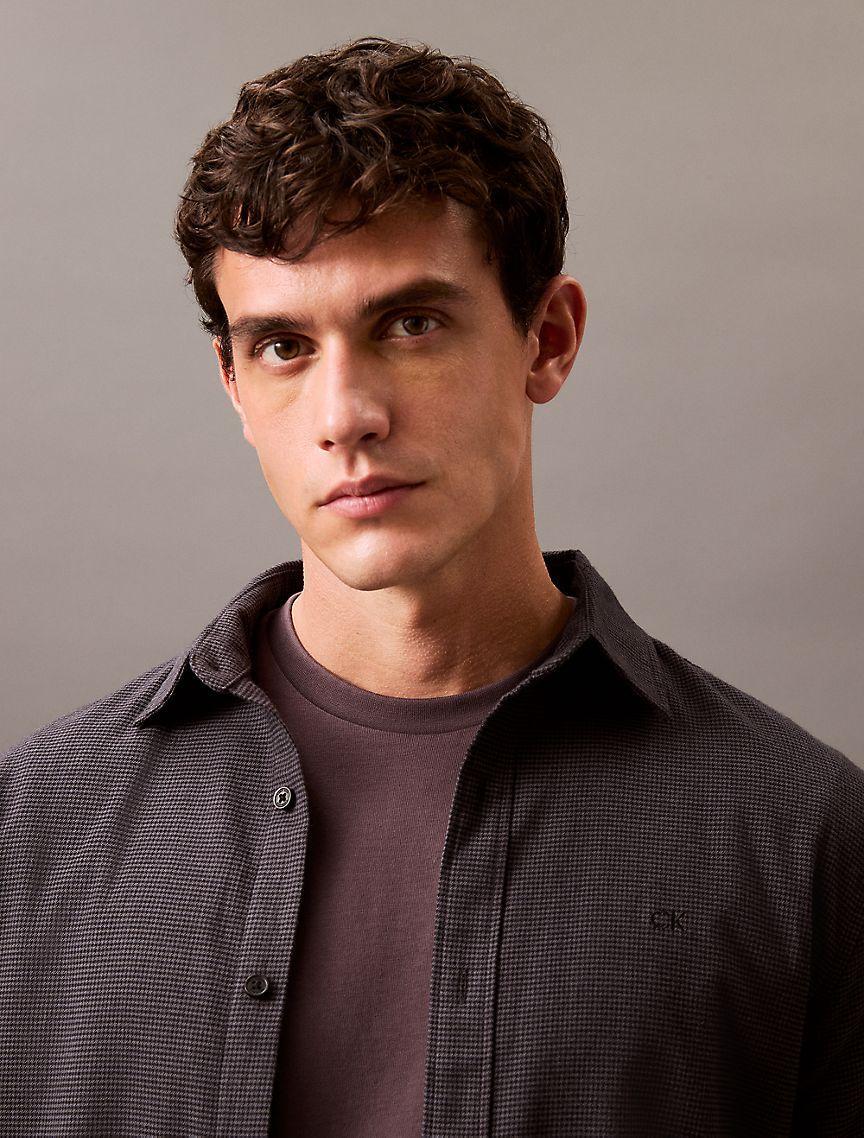 Houndstooth Flannel Classic Button-Down Shirt Product Image