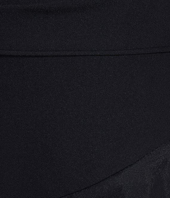 Aidan Mattox One Shoulder Tiered Ruffled Ball Gown Product Image