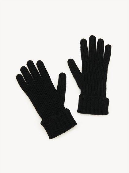 Gloves in superfine wool & cashmere Product Image