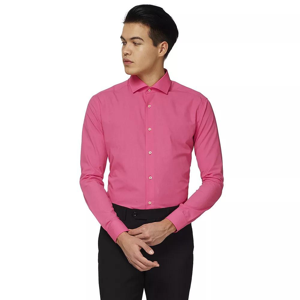 Men's OppoSuits Modern-Fit Dress Shirt, Size: XS, Mr Pink Product Image