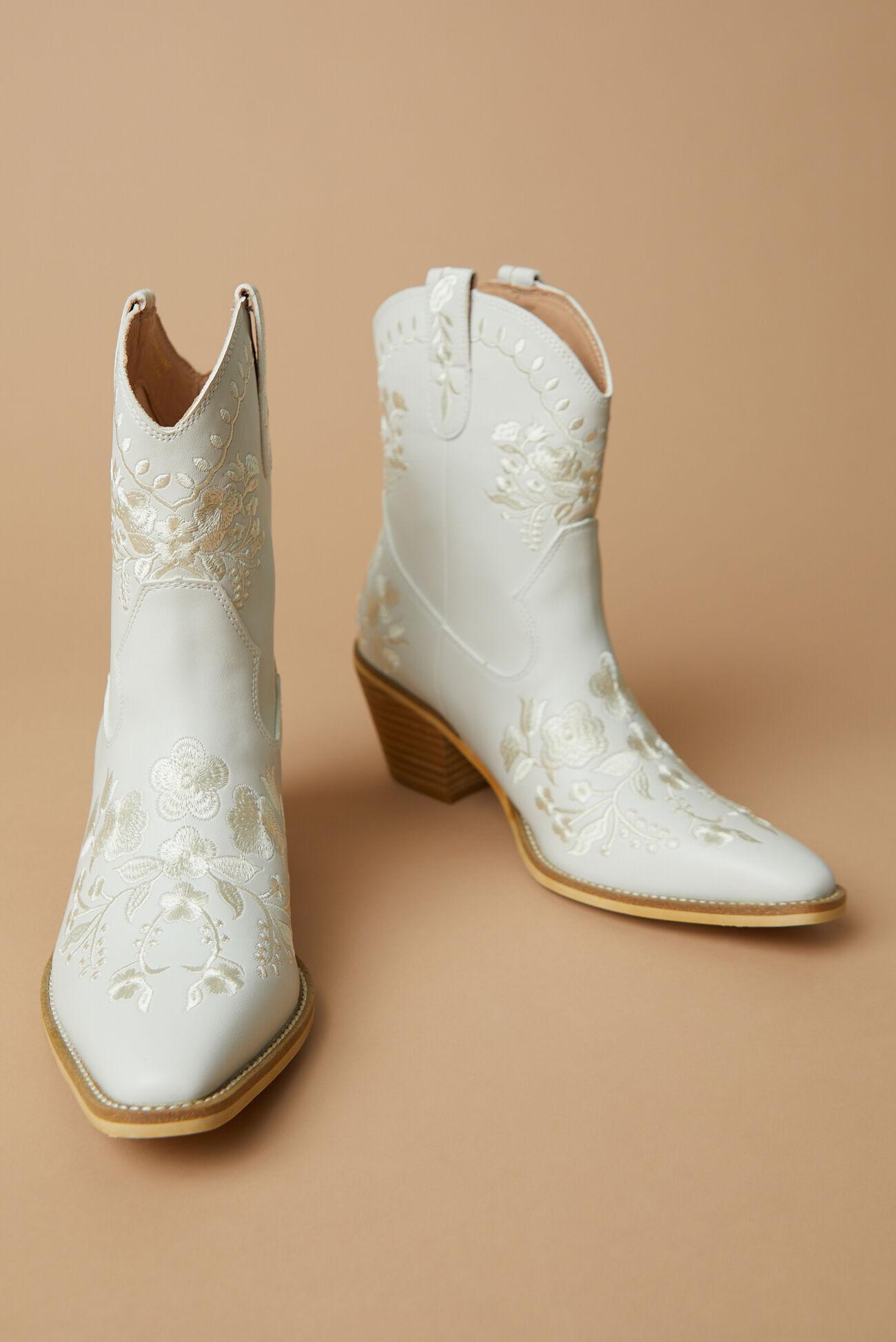 Caroline Embroidered Western Booties Product Image