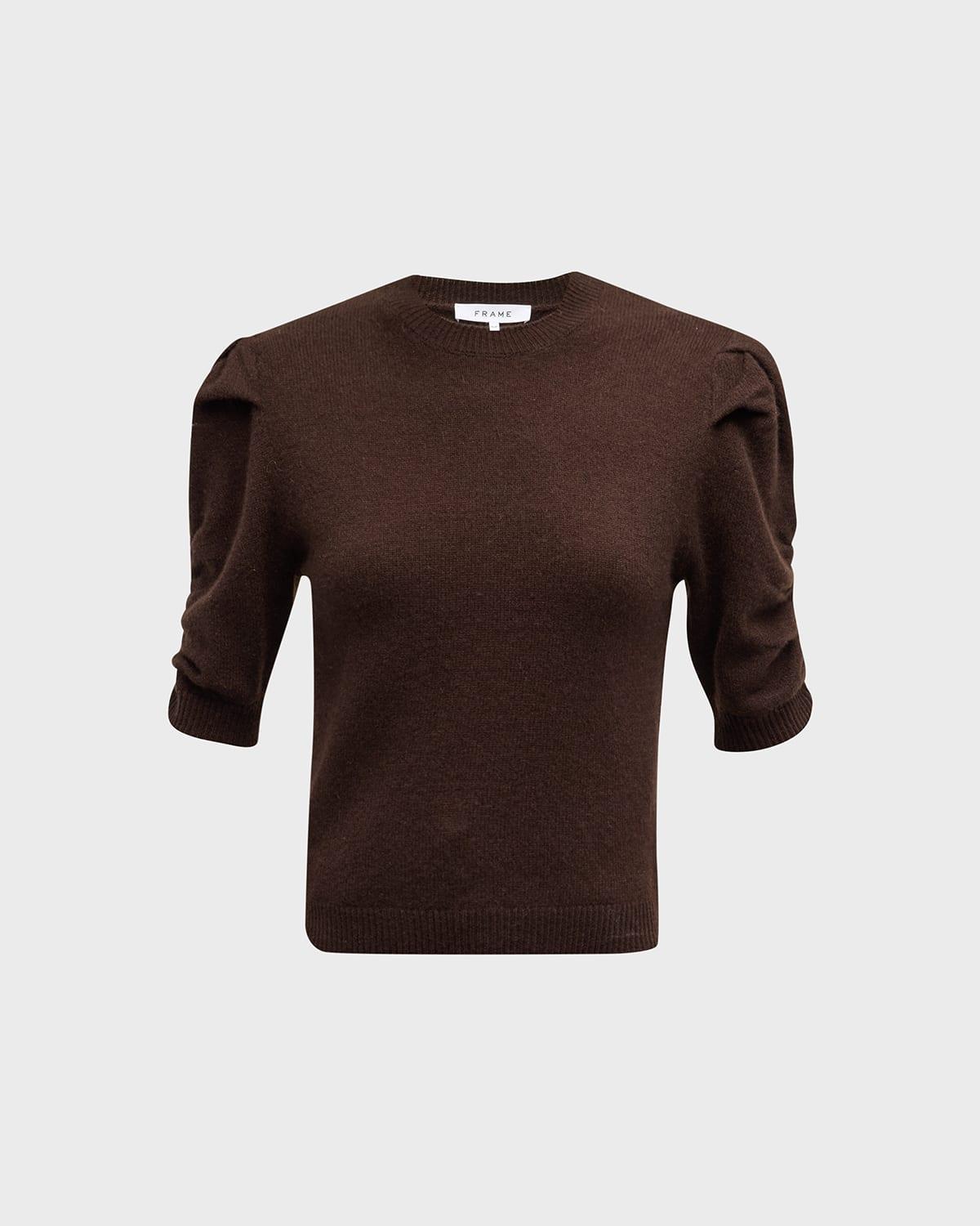 Ruched Cashmere Sweater Product Image