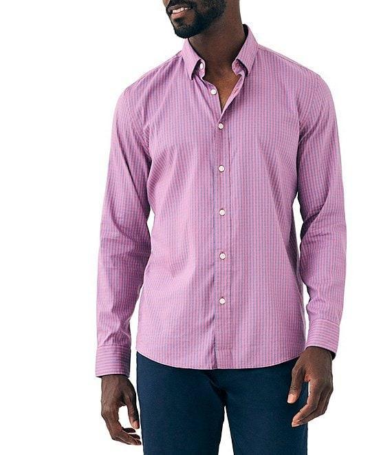 Faherty Performance Stretch Gingham Plaid Movement Woven Shirt Product Image